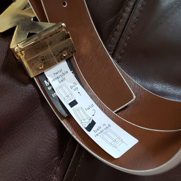 Michael Kors Gold and Cream Women's Belt - Picture 5 of 5